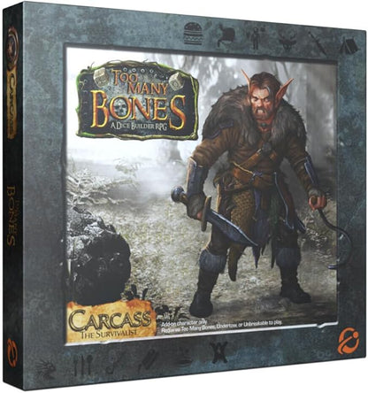 Chip Theory Games Too Many Bones: Carcass Dice-Builder Strategic Fantasy RPG Game for Ages 14 and Up 1-4 Players