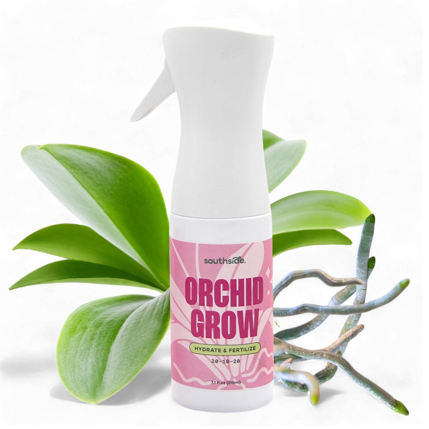 Southside Orchid Grow Fertilizer - 7.1 Oz Gentle Formula for Reviving Dormant Orchids | Easy Continuous Spray