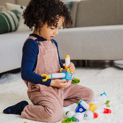 SmartMax Roboflex Plus – Magnetic STEM Building Set with Flexible Bars for Creative Robot and Engineering Play for Ages 3+