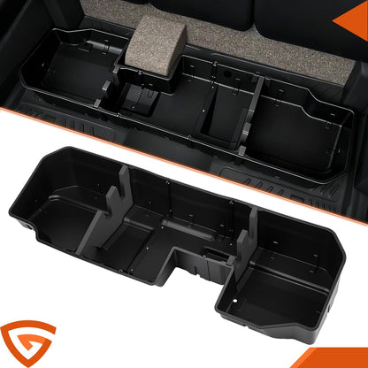 GEARLAST Underseat Storage Compatible with Chevy Silverado/GMC Sierra 1500 2500 3500 2019-2025, Rear Under Seat Organizer Cargo Box, Upgraded Rear Under Seat Organizer Cargo Box