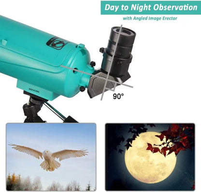 Maksutov-Cassegrain Telescope for Adults Kids Astronomy Beginners, Sarblue Mak60 Catadioptric Compound Telescope 750x60mm, Compact Portable Travel Telescope, with Tabletop Tripod Phone Adapter