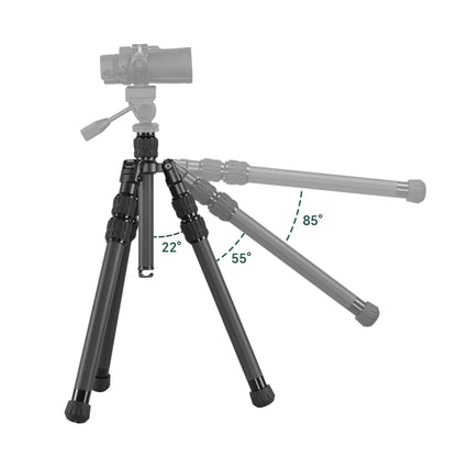 FANAUE Tripod for Binoculars Telescope, 42" Carbon Fiber Spotting Scopes Tripods Stand with 1/4" and 3/8" Thread,Camera Tripod with Reversible Center Column for DSLR