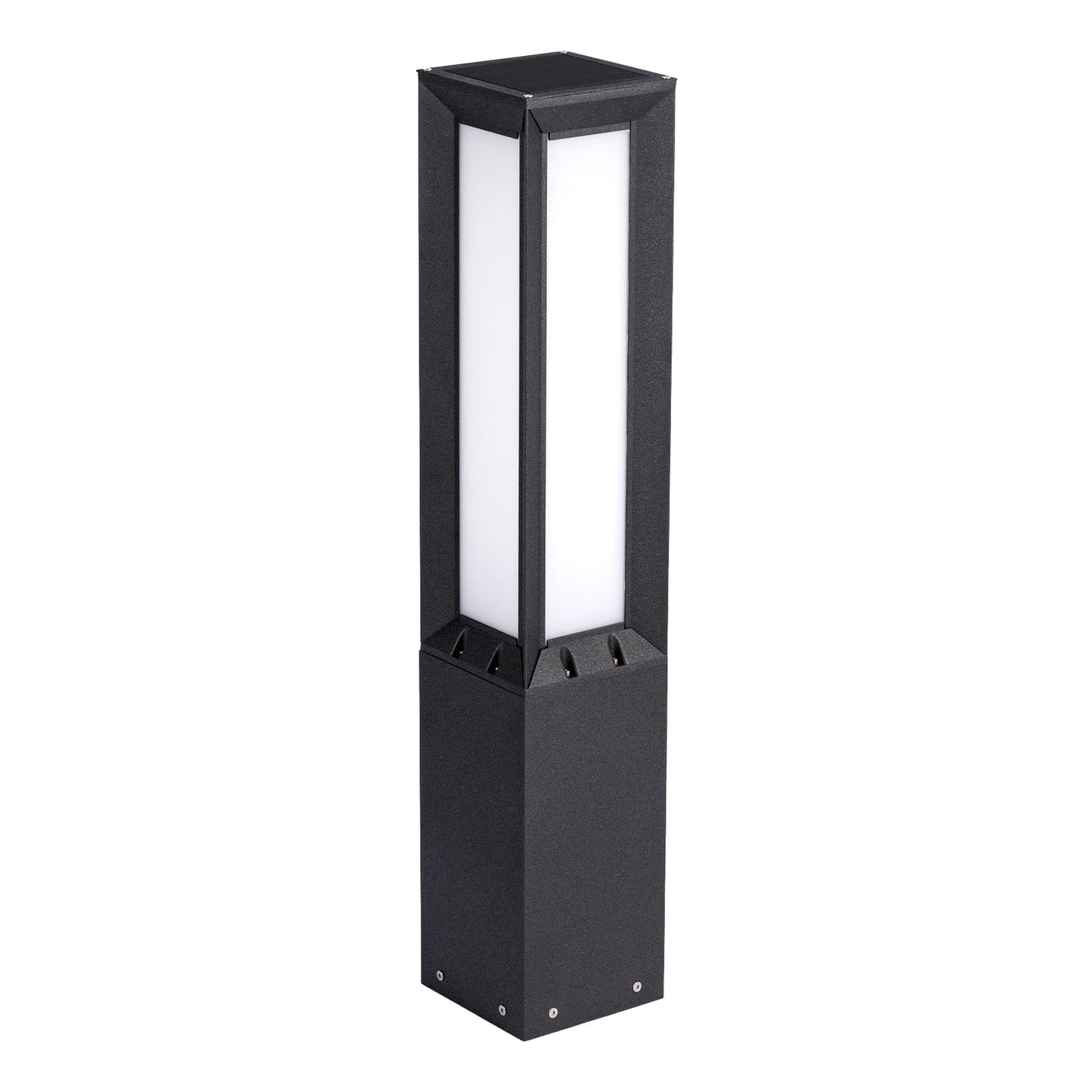 PAKEDANDUN 31.5" Outdoor Solar Lanterns Waterproof with IP65, 3000K Outdoor Floor Lamp, Large Floor Lamps with Remote Brightness & Timer Control, Outside Lantern Dusk to Dawn for Porch Patio Landscape