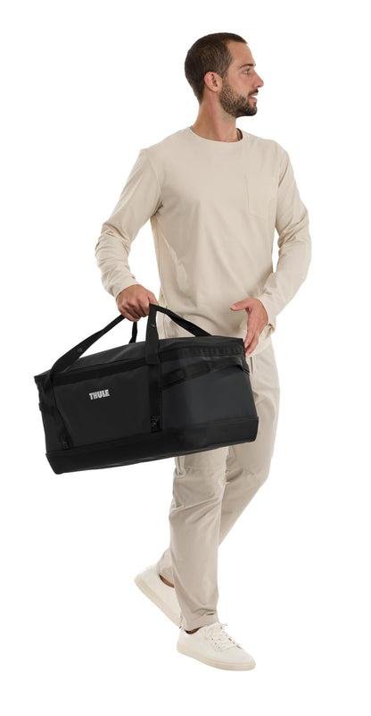 Thule Chasm 55L Gear Hauler, Waterproof Base, Internal Pockets and Movable Divider Panels, Zippered lid, Sturdy Grab Handles
