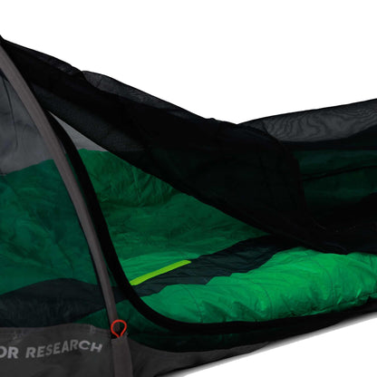 Outdoor Research Bug XT Bivy | Personal Bug Tent, Breathable Mesh Screen Keeps Mosquitos & Insects Out, Waterproof Floor, Black, One Size