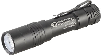 Streamlight 66210 MegaStream USB 1800-Lumen 26000-Candela Rechargeable EDC Flashlight Includes Rechargeable Battery, USB-C Cable, and Holster, Black