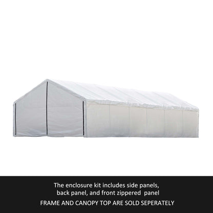 ShelterLogic UltraMax Canopy Enclosure Kit, White, 30 x 50 ft. (Frame and Canopy Sold Separately)