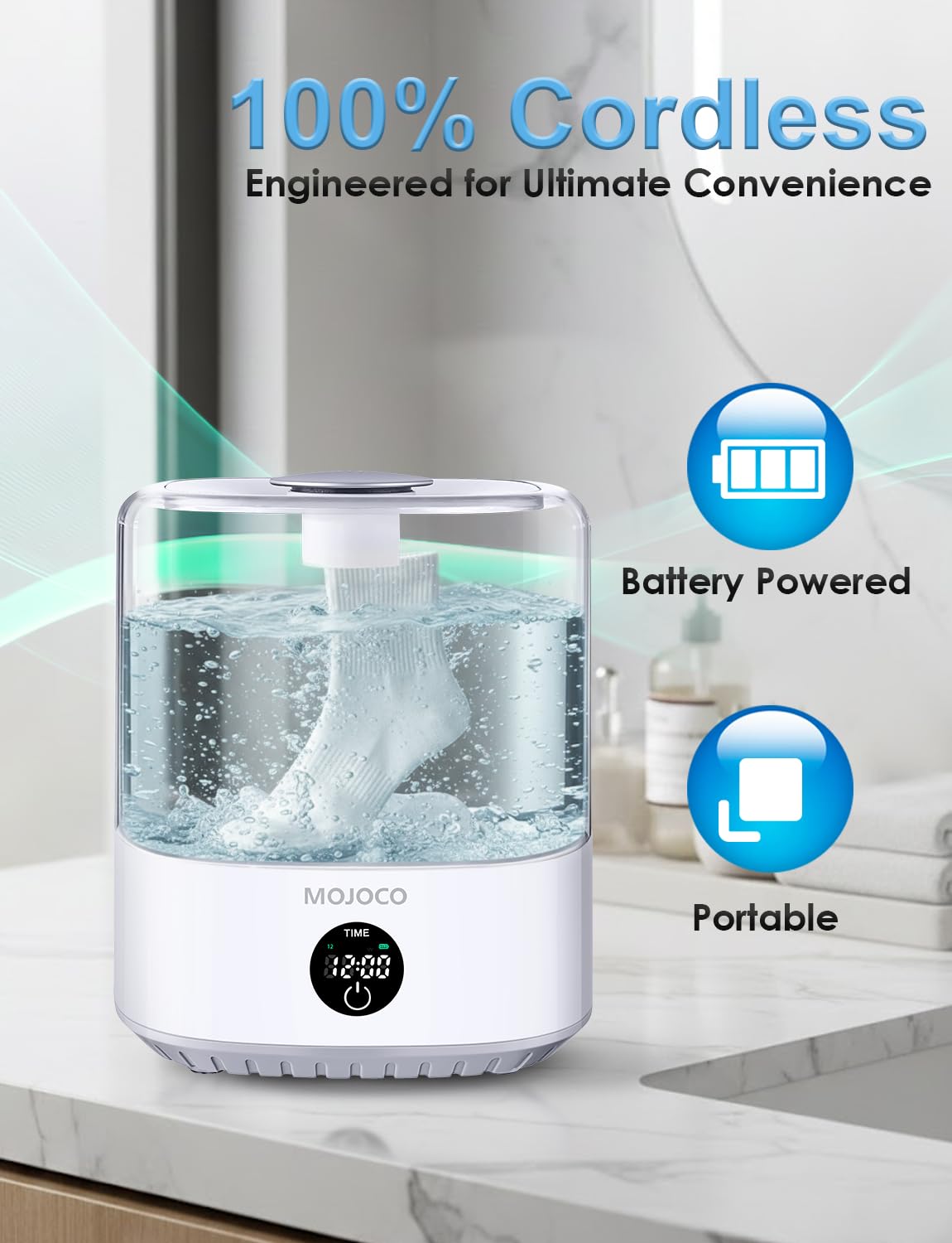 3L Battery-Operated Washing Machine & Mini Dryer for Apartments, Dorms, and Travel