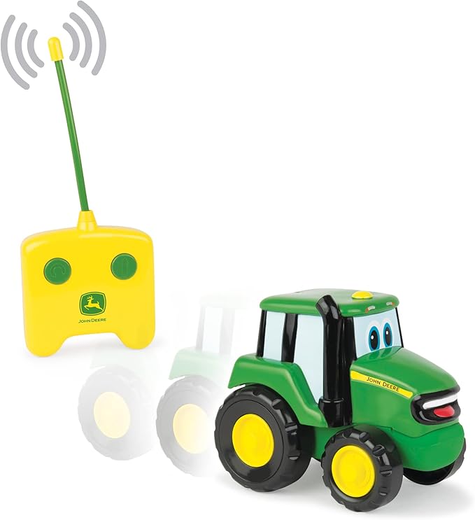 Tomy John Deere Remote Control Johnny Tractor Toy Green