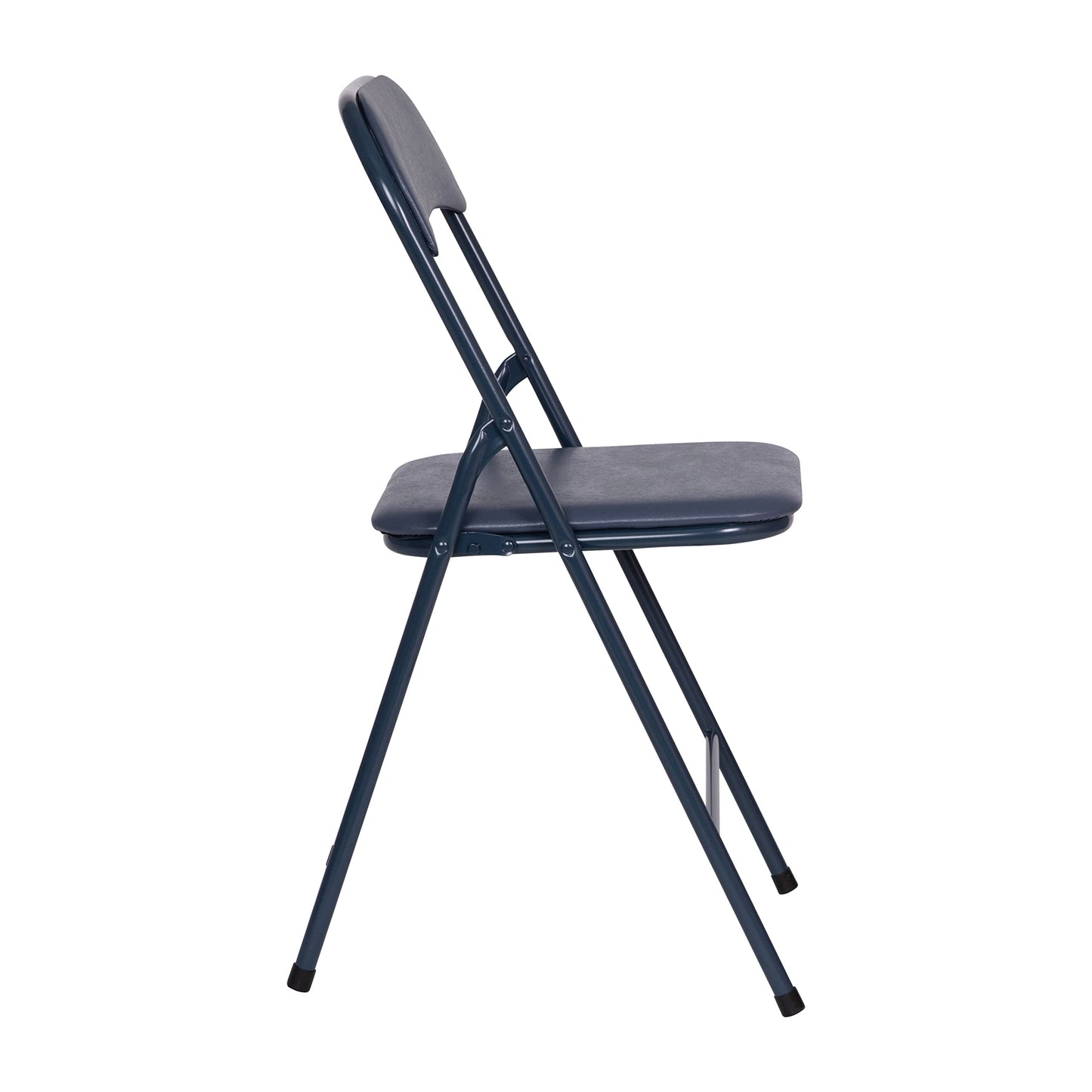 Flash Furniture Madison 5-Piece Folding Card Table and Chairs Set, Portable Event Table and Chairs Set for Indoor and Outdoor Gatherings, Navy