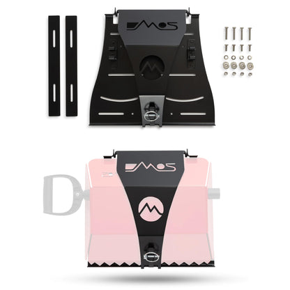 DMOS Shovel Mount - Aluminum Off-Road & Overlanding Tool Mount Clamp for Trucks, Cars, & ATVs - Stealth XL Shovel