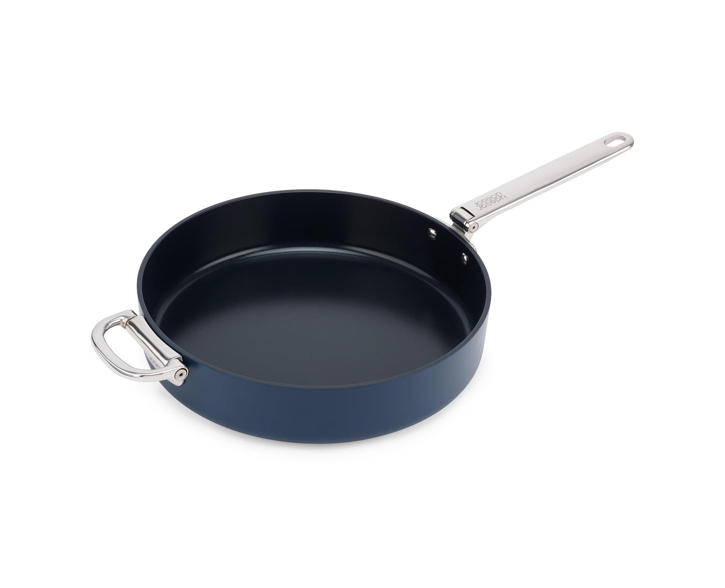 Joseph Joseph Space 12" Nonstick Frying Pan Skillet with Folding Handle, Ceramic Coating, Induction & Oven Safe