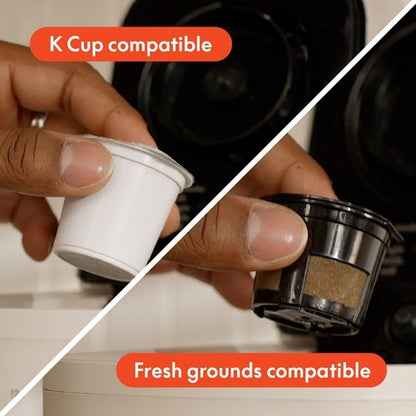BELLA VersaBrew Coffee Maker - 2-in-1 K-Cup Compatible with Iced Coffee Function, 60oz Tank, Plum