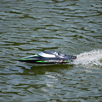 volantexrc Brushless RC Boats for Adults 30+MPH Fast Remote Control Boat with Rechargeable Batteries for Lakes 2.4 GHz High Speed RC Boat for Adults (797-4 Brushless)