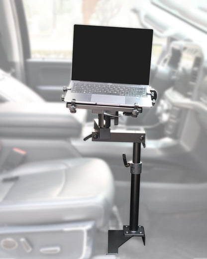 SPIRRELAB Truck Laptop Mount Fit for Ford F150, F350, F250, F550, No-Drilling Truck Computer Mount Holder for Laptop up to 17"
