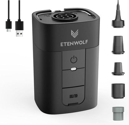 ETENWOLF AIR 5 Electric Air Pump - 5200 mAh Portable Inflator/Deflator for Pool Floats & Air Mattresses