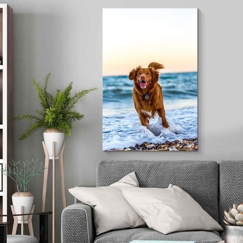 Custom Canvas Prints by NWT - Personalized Pet Photos for Wall Art | 24x16 Inches
