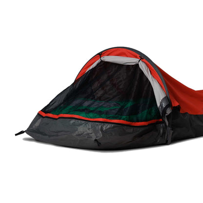 Outdoor Research Helium UL Bivy | Waterproof & Durable Ultralight Single Person Backpacking Tent, Clam Shell, No-See-Um Mesh, Spice, One Size