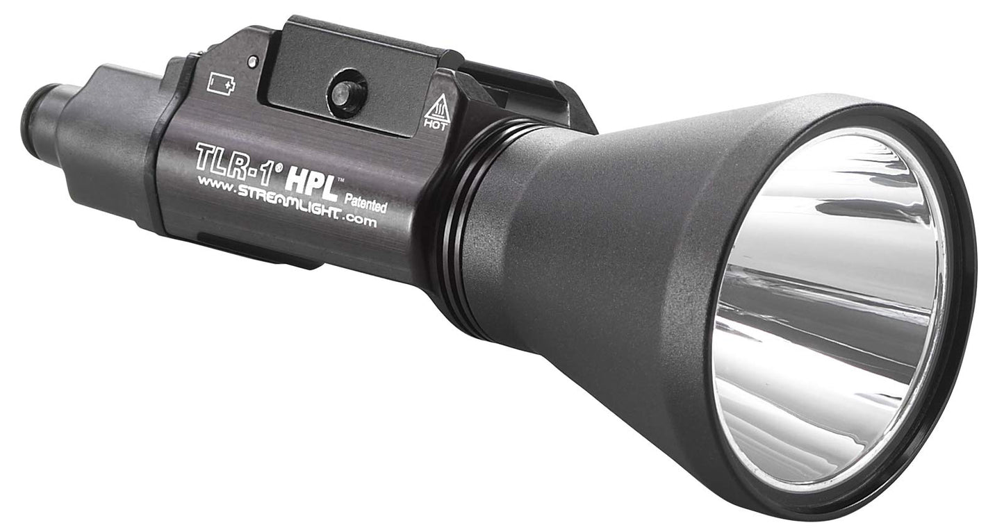 Streamlight 69216 TLR-1 HPL 1000-Lumen High Power Rail-Mount Tactical Gun Light with Remote Door Switch and Remote Pressure Switch, Black