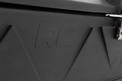 Rough Country Rear Bed Cargo Box for Can-Am Maverick X3 (2 & 4-Seat Models) - 45-Gallon Storage Capacity, Watertight Seal, High-Impact UV-Resistant, Lockable Latches