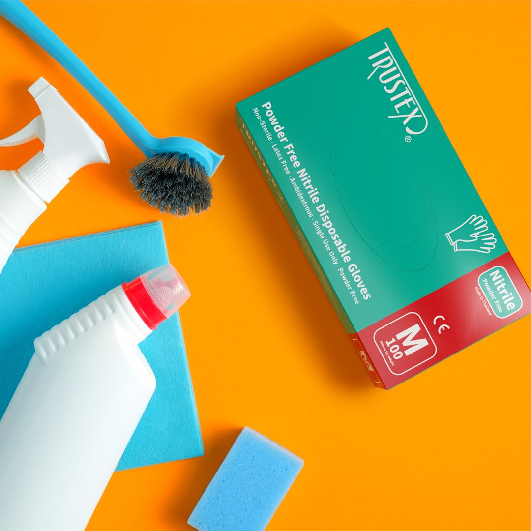 Trustex® Nitrile Disposable Gloves | Powder Free | Case of 1,000 | Size Small