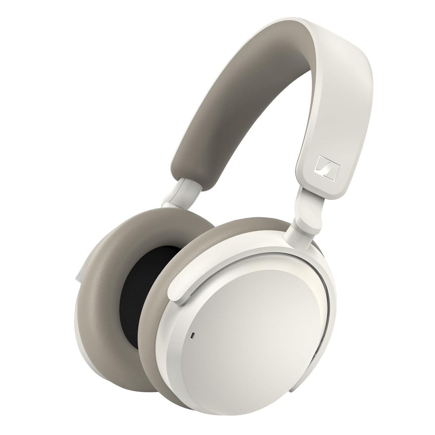 Sennheiser ACCENTUM Wireless Bluetooth Headphones – Hybrid ANC Noise Cancelling, 50‑Hour Battery, Lightweight Over‑Ear Design, Clear Calls, Travel & Work Headset, White