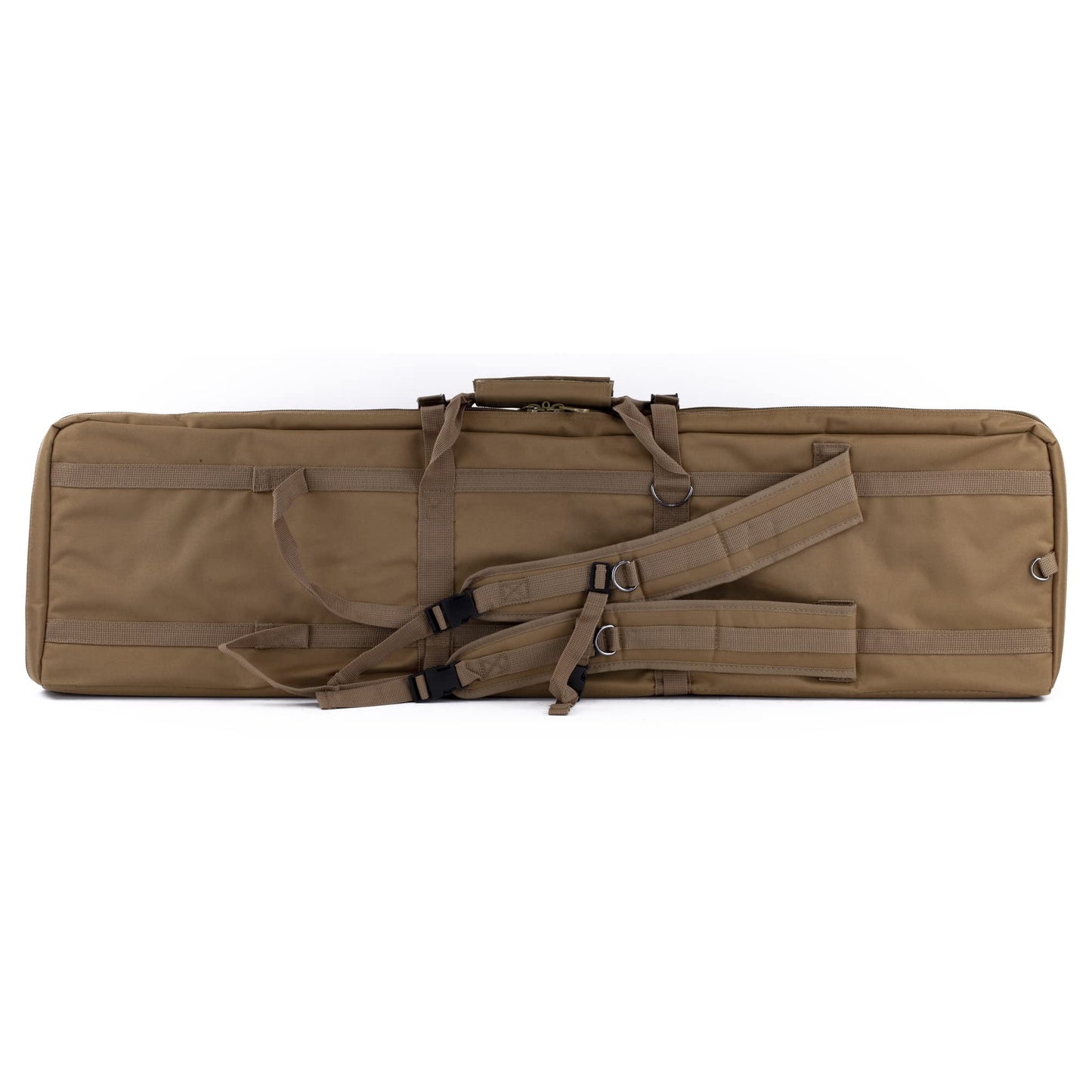 Bulldog Cases 43 Inch Double Long Storage Bag, Padded Carry Case with Multiple Compartments, Tan