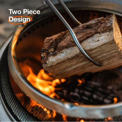 Solo Stove Ranger Shield - Durable Stainless Steel Spark Protector Mesh Screen for Fire Pits, Keeps Pops and Hot Embers Contained for Safe Outdoor Fires, Includes Shield Removal Tools