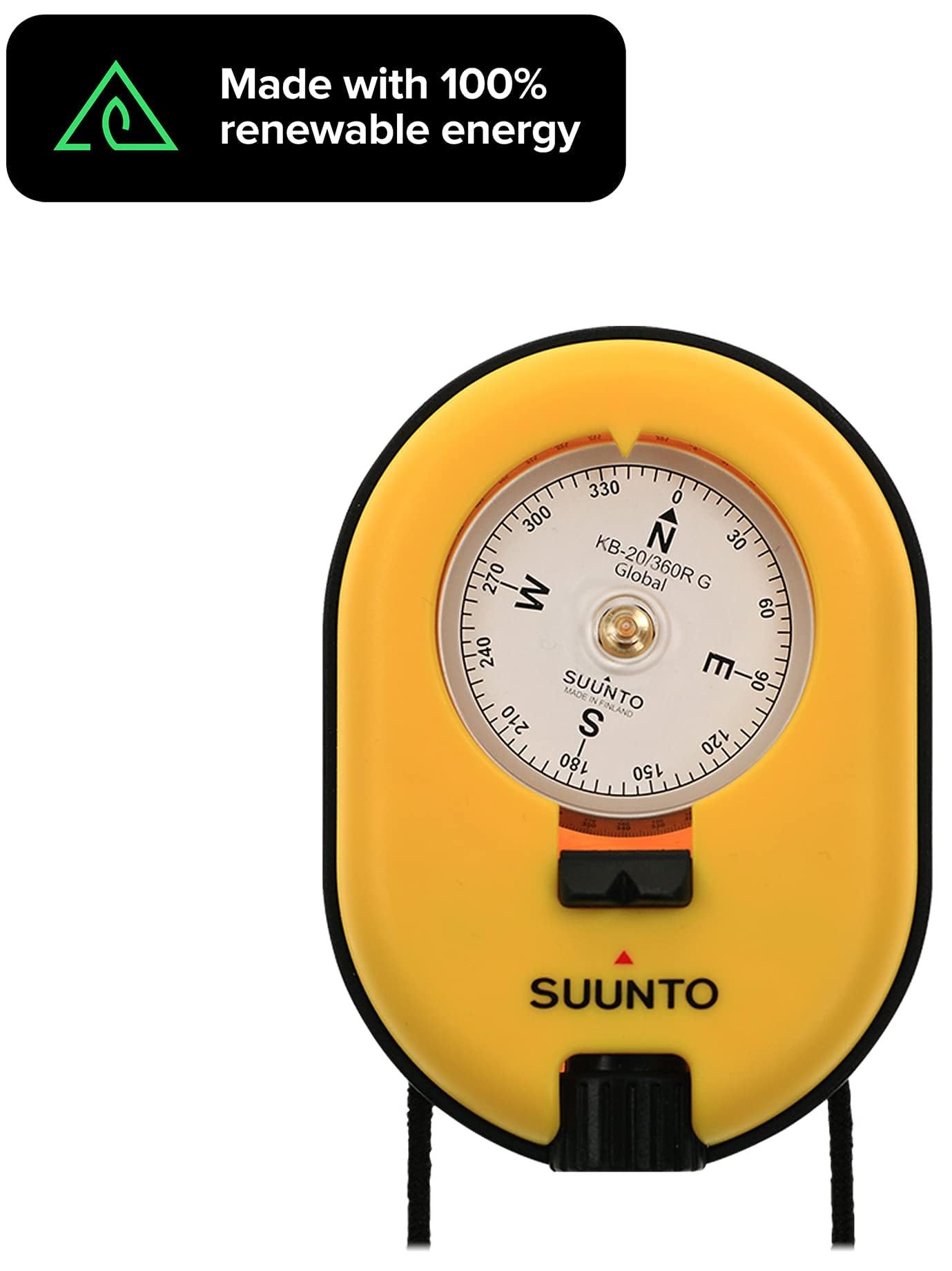SUUNTO KB-20 Compass: Floating, Light-Weight Hand-Bearing Compass