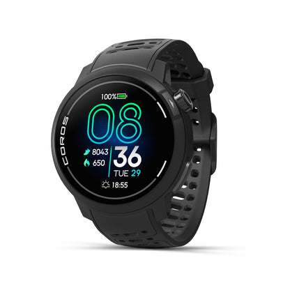 COROS PACE Pro GPS Sport Watch, 1.3-inch AMOLED Touchscreen, Fastest in Class Processor Running Watch, 20 Days Battery Life, Navigation with Global Offline Maps, Sleep Tracking, Running - Black