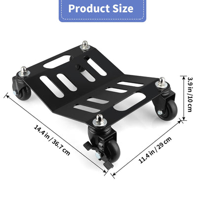 MOLIGOU Car Wheel Dolly Set of 4, 6600 Lbs/ 3T Car Moving Cart with Brakes, Heavy Duty Vehicle Dolly for Moving Cars, Trucks, Trailers