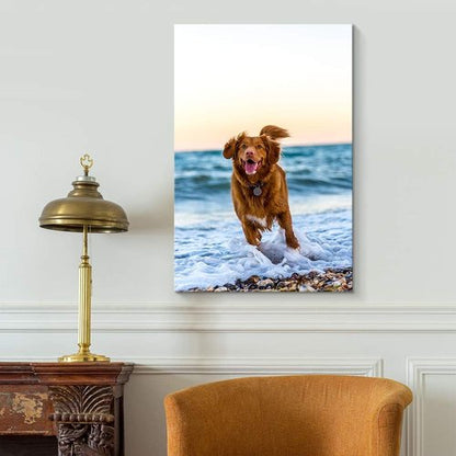 Custom Canvas Prints by NWT - Personalized Pet Photos for Wall Art | 24x16 Inches