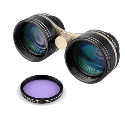 SVBONY SV407 2 1x42mm Binoculars and 2 Telescope Moon Filter Bundle,6° Field of View, Fully Multi-Coated, IPX6 Waterproof,Enhanced Lunar and Planetary Observation, Metal Frame Optical Glass