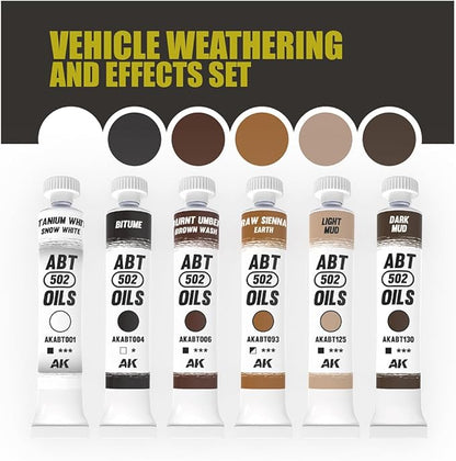 ABTEILUNG 502 Vehicle Weathering &amp Effects Set 6 x 20ml