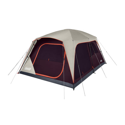 Coleman Skylodge 10-Person Family Tent, Weatherproof XL Tent with Rainfly & Room Divider, Fits 4 Queen-Sized Airbeds, Made of PFAS-Free Materials