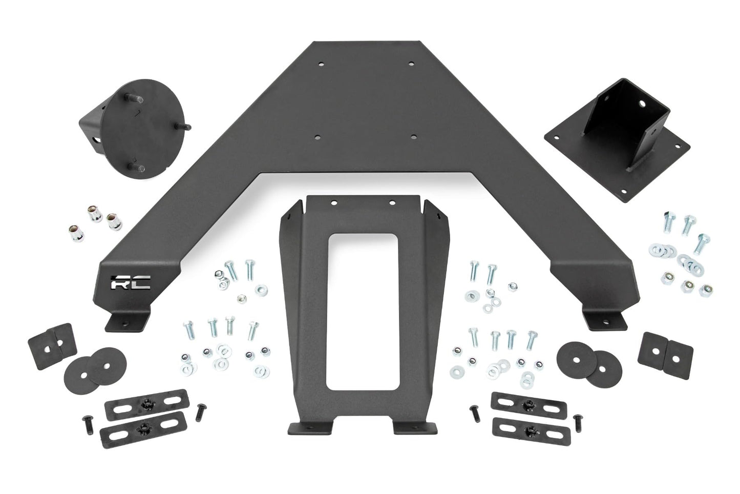 Rough Country Bed Mount Spare Tire Carrier for Toyota Tacoma Trucks (2016-2023) - Fits up to 40" Tires, Off-Road Spare Tire Holder for Truck Beds