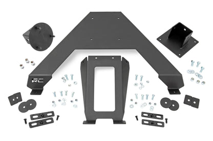 Rough Country Bed Mount Spare Tire Carrier for Toyota Tacoma Trucks (2016-2023) - Fits up to 40" Tires, Off-Road Spare Tire Holder for Truck Beds