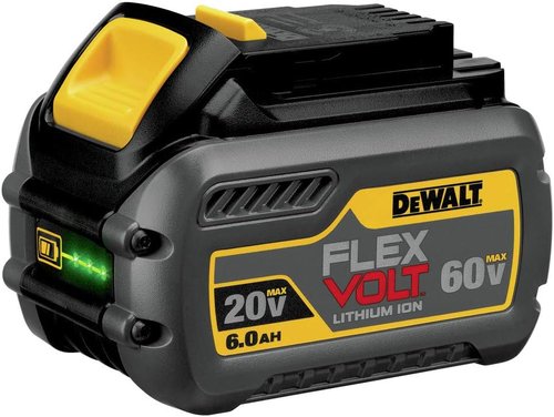 DEWALT FLEXVOLT 20V/60V MAX Lithium Ion Battery - 6.0Ah Capacity for Extended Power