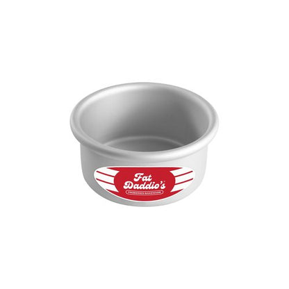 Fat Daddio's Anodized Aluminum Round Cake Pan, 4 x 2 Inch