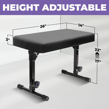 Liquid Stands Foldable Dual Adjustable Piano Bench Music Stool - Portable Piano Keyboard Bench Seat for Piano Keyboard Stand with Black Padded Cushion for Musicians Piano Stool Chair, Piano Desk