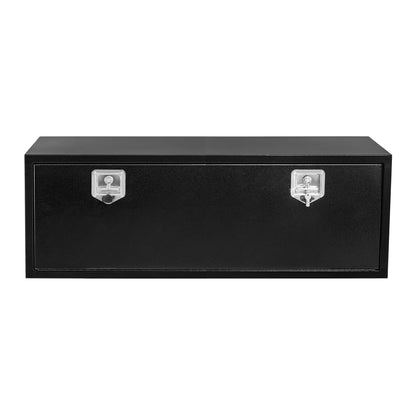 Garvee Black Steel Truck Bed Tool Box, Trailer Tongue Box, Truck Storage Organizer Tool Chest For Truck Bed, RV, Trailer (48"x 18"x 18"-NEW)