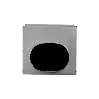 BUILDMART - 12" Plenum Box for [12" Linear Slot Diffuser - (3 Slot) Triple Slot] Premium Insulated Galvanized Sheet Metal Plenum Box for Heating and Cooling - Texas Buildmart