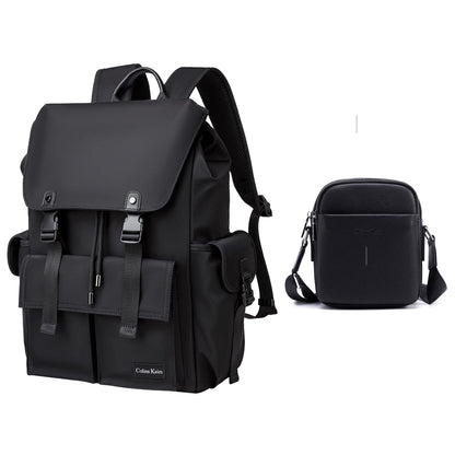 Colins Keirs Laptop backpack & Men's leather crossbody bag