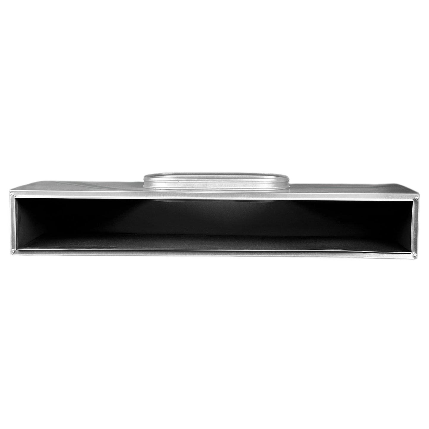 BUILDMART - 36" Plenum Box for [36" Linear Slot Diffuser - (3 Slot) Triple Slot] Premium Insulated Galvanized Sheet Metal Plenum Box for Heating and Cooling - Texas Buildmart