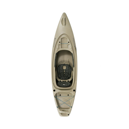 Perception Sound 9.5 Fishing Kayak - Sit Inside Kayak - Dashboard & Solo Mount recesses - Stable - Fishing-Ready - Fossil Tan - 9,5 ft