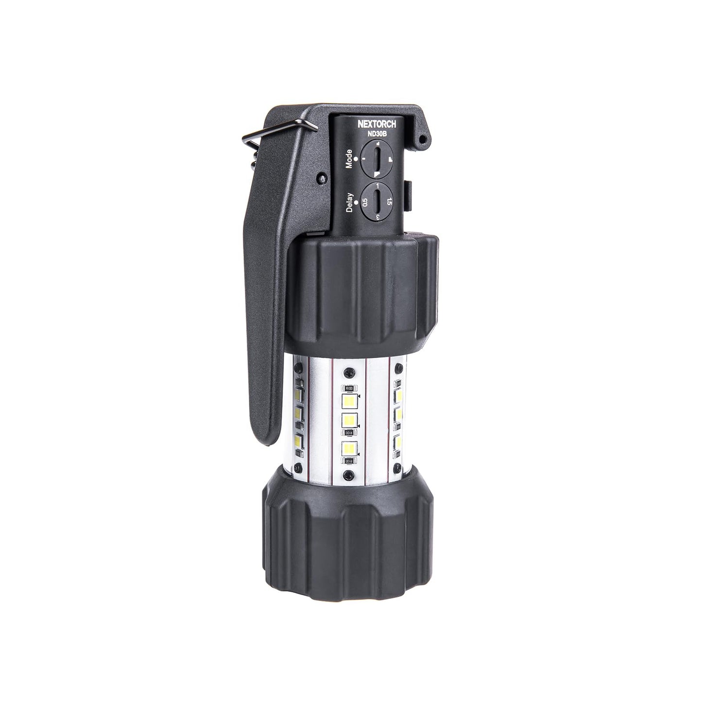 NEXTORCH ND30B Civilian Electronic Distraction Device, 11,000 Lumen Strobe Light & 130dB Audio Output in Rubber for Training, Home Security and Emergency Signaling