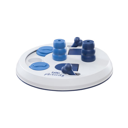 TRIXIE Flip Board Dog Enrichment Toy, Intermediate Level 2 Dog Puzzle, Interactive Treat Game