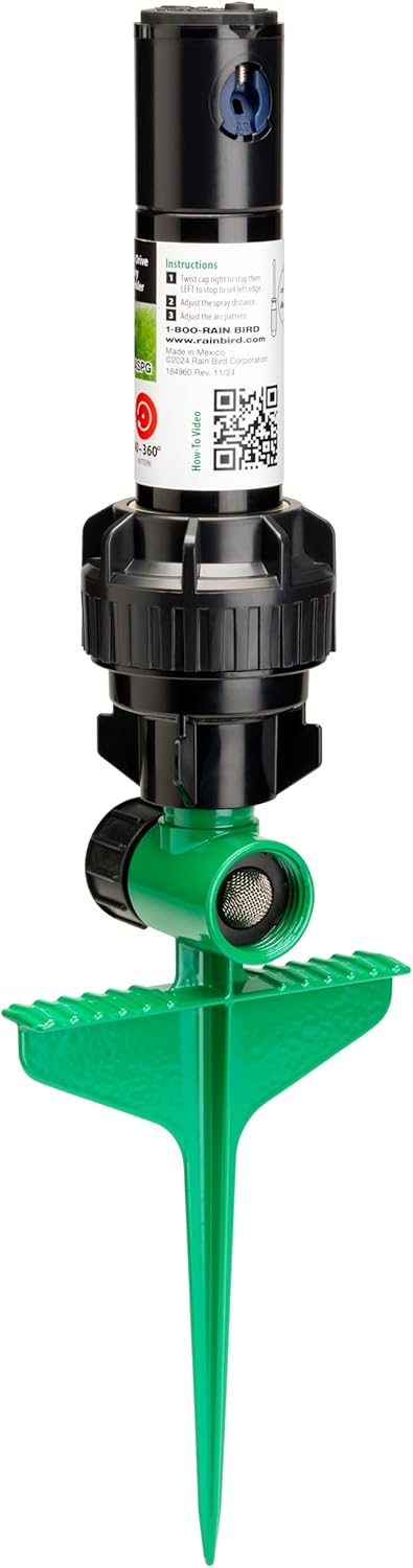 Rain Bird 42SASPG Gear Drive Rotor Sprinkler - Adjustable 40°-360° Pattern, 26'-38' Spray Distance