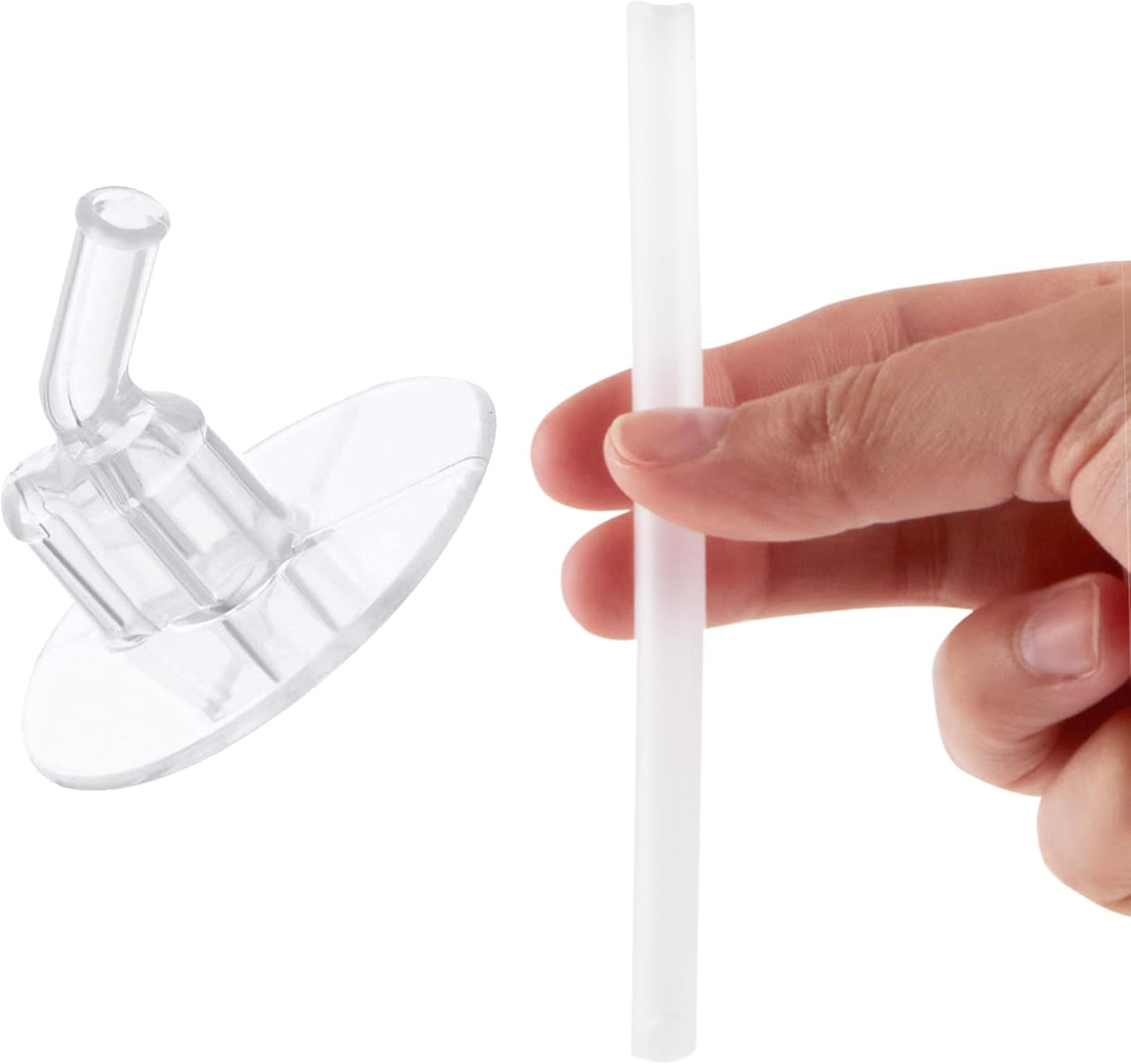 Thermos Replacement Straws - Clear for 12 Ounce Funtainer Bottle | 2 Count Pack