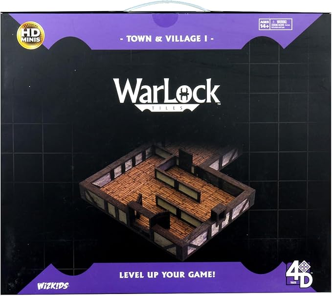 WizKids Warlock Tiles: Base Set – Town &amp Village